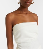 Faithfull Boe strapless linen top