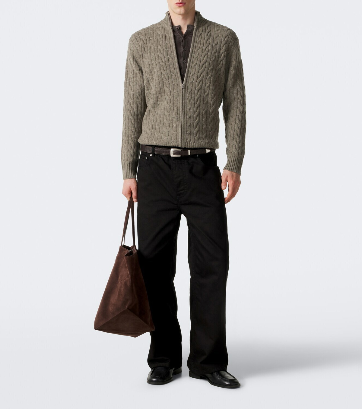 Arch4 Regent Street cable-knit cashmere cardigan