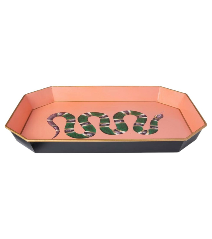 Photo: Les-Ottomans Painted iron decorative tray