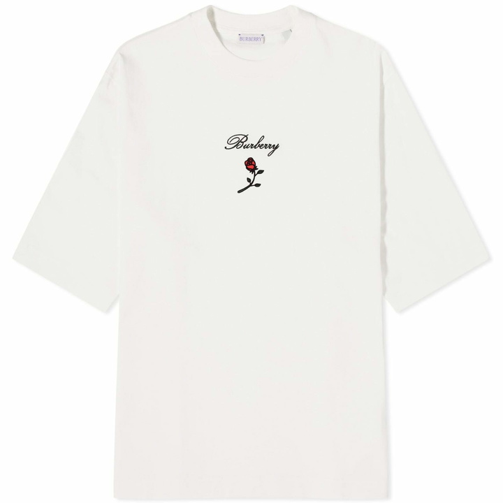 Photo: Burberry Men's Rose Logo T-Shirt in Rain