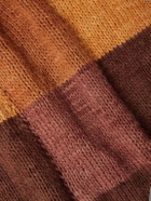 Kartik Research - Jacquard-Knit Wool Sweater - Orange