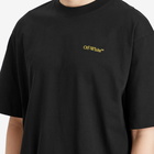 Off-White Men's Tape Arrow Skate T-Shirt in Black/Citrus