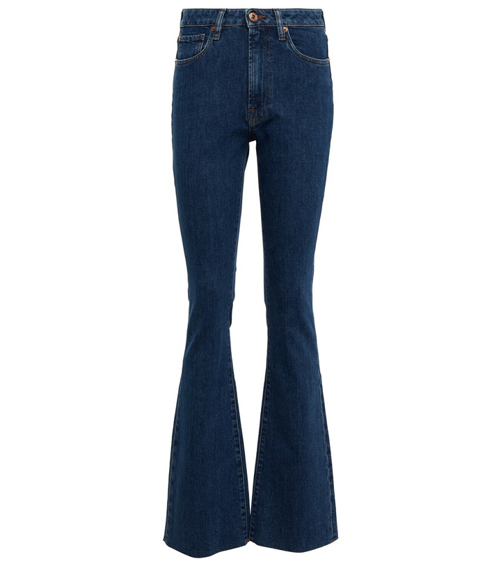 Photo: 3x1 N.Y.C. Farrah high-rise flared jeans
