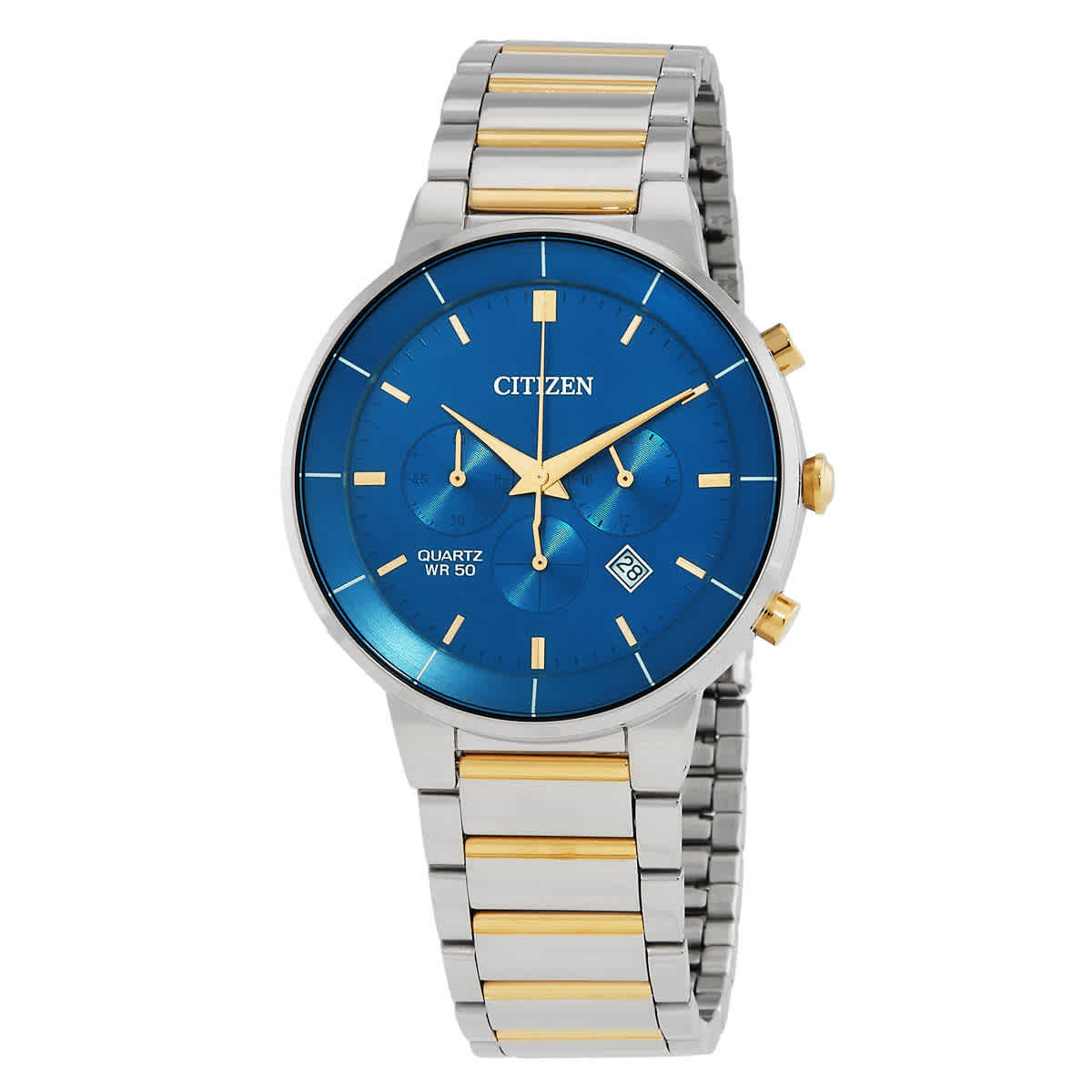 Citizen Chronograph Quartz Blue Dial Mens Watch AN8224-51L 