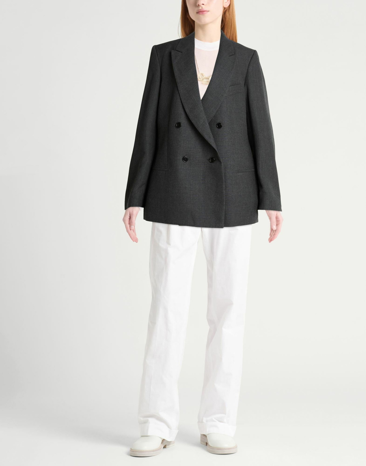 Halfboy Womens Blazer in Grey
