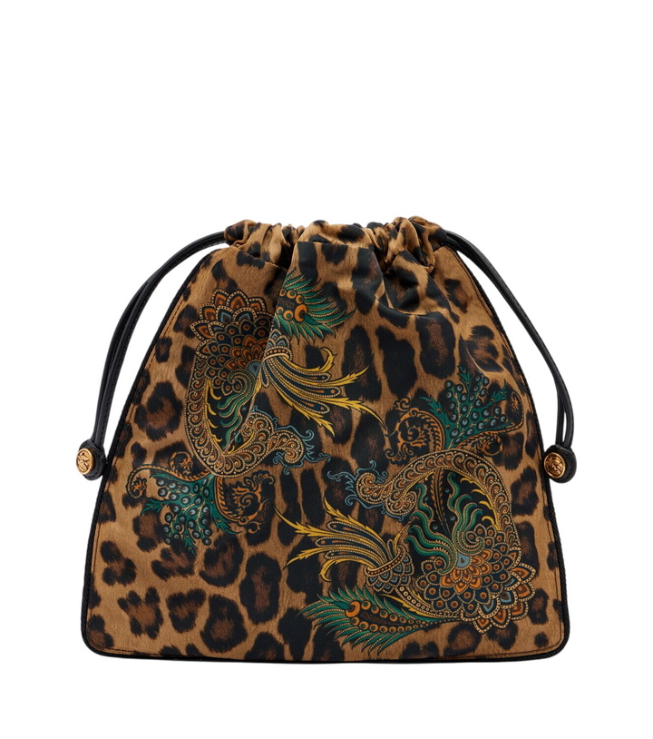 Photo: Etro Mini leopard-print pouch