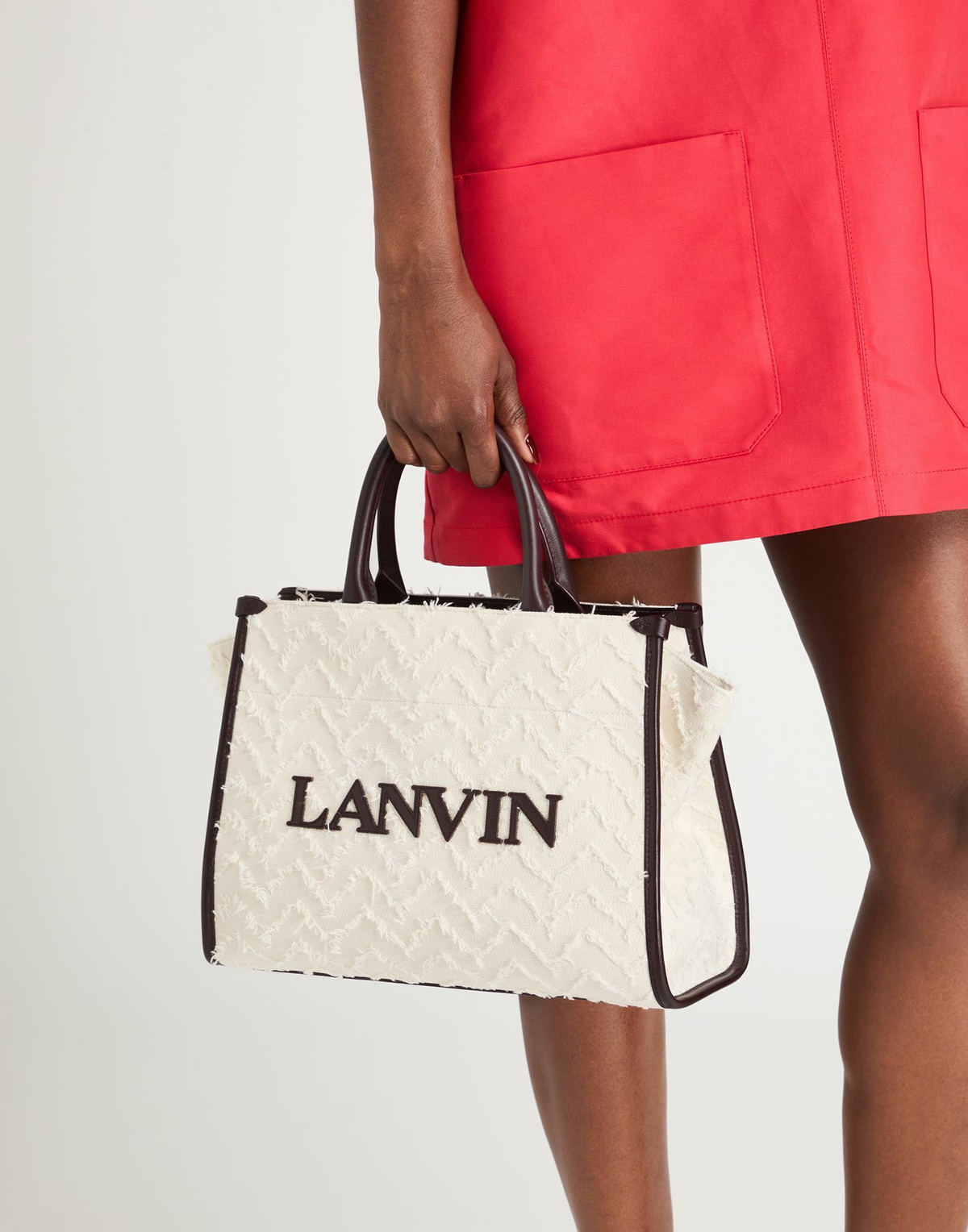 Lanvin Womens Handbag Cream