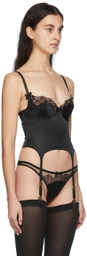 Agent Provocateur Black Ayla Longline Corset