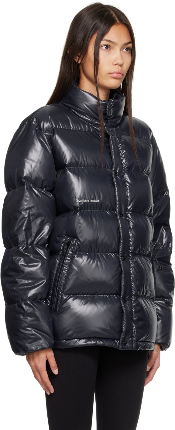 Moncler Genius Navy Embroidered Down Jacket Moncler Genius