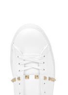 Valentino Garavani Rockstud Untitled Leather Sneakers White
