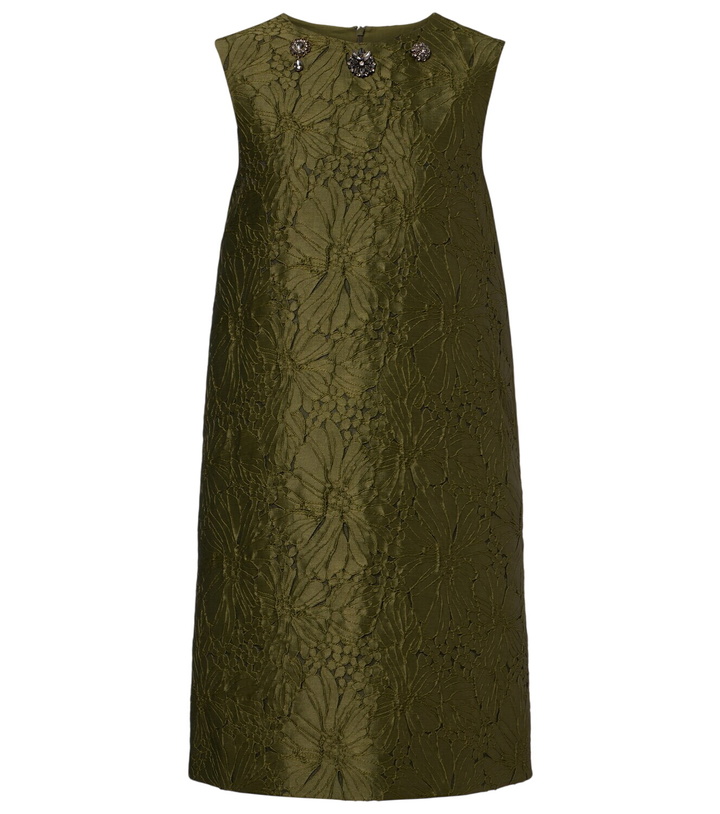 Photo: 'S Max Mara Embellished floral jacquard minidress