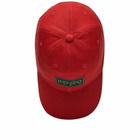 Kenzo Men's Patch Logo Cap in Medium Red