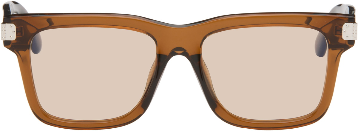 MM6 Maison Margiela Brown 15 Sunglasses