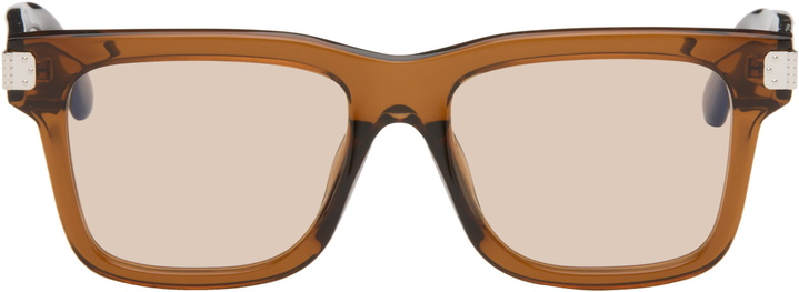 Photo: MM6 Maison Margiela Brown 15 Sunglasses