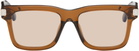 MM6 Maison Margiela Brown 15 Sunglasses