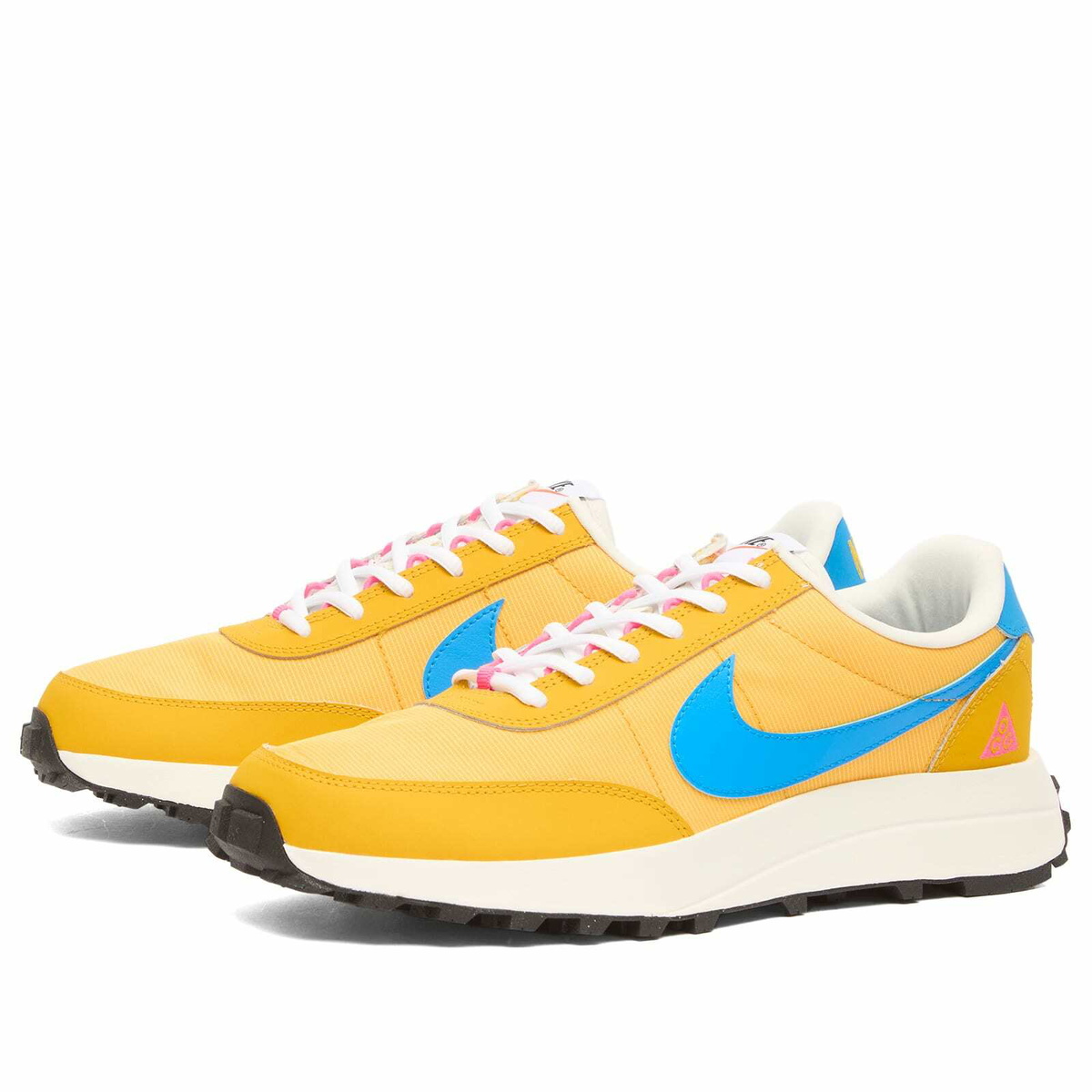 Nike Men's ACG LDV Sneaker in Dk Sulfur/Photo Blue/Sail/White/Black/Hyper Pink