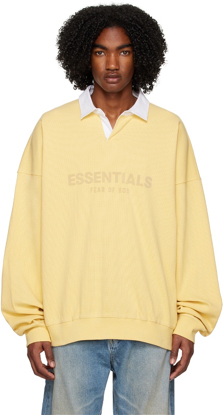 Photo: Essentials Yellow Bonded Polo