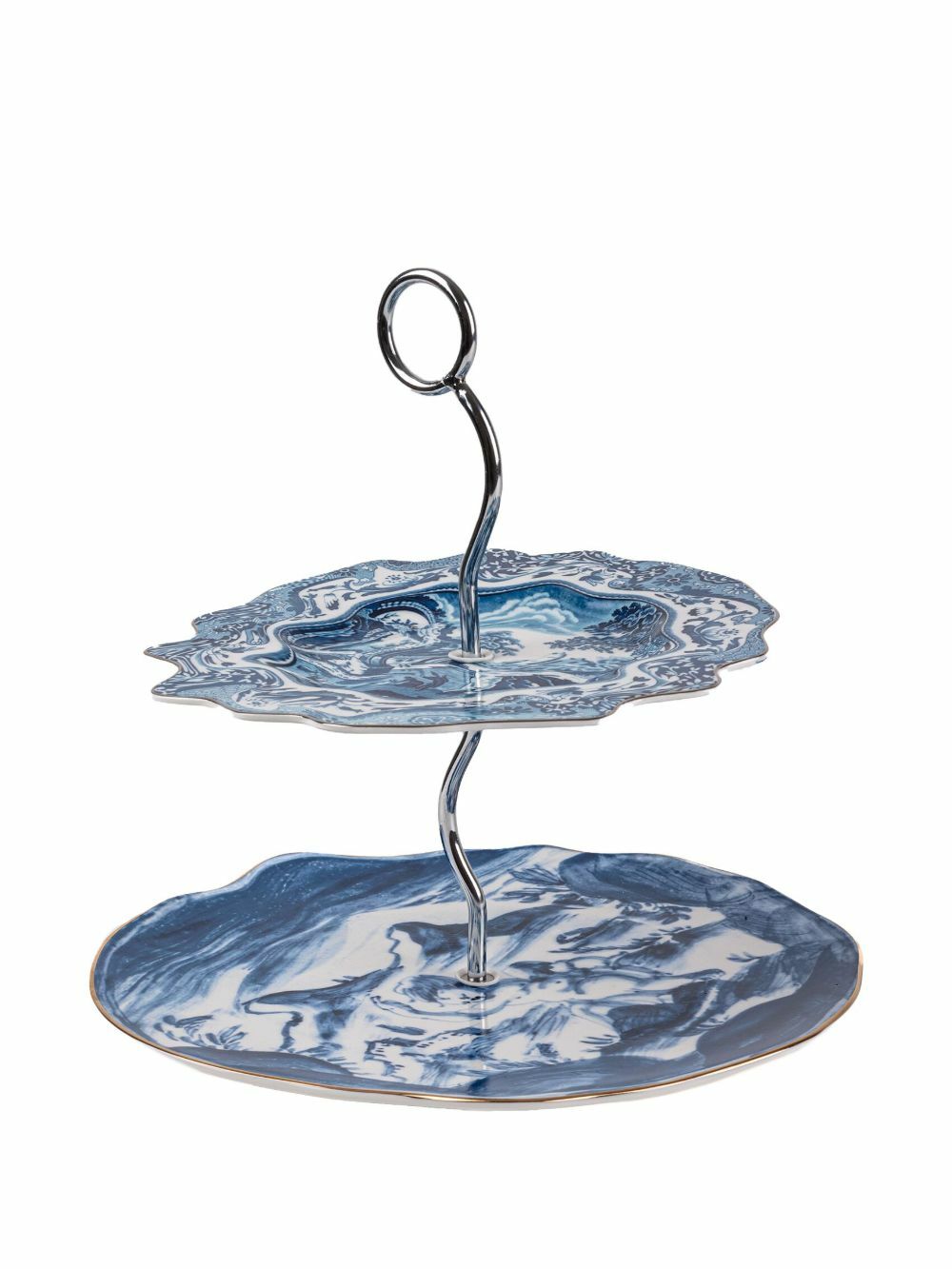 Seletti X Diesel Blue Classic On Acid Cake Stand