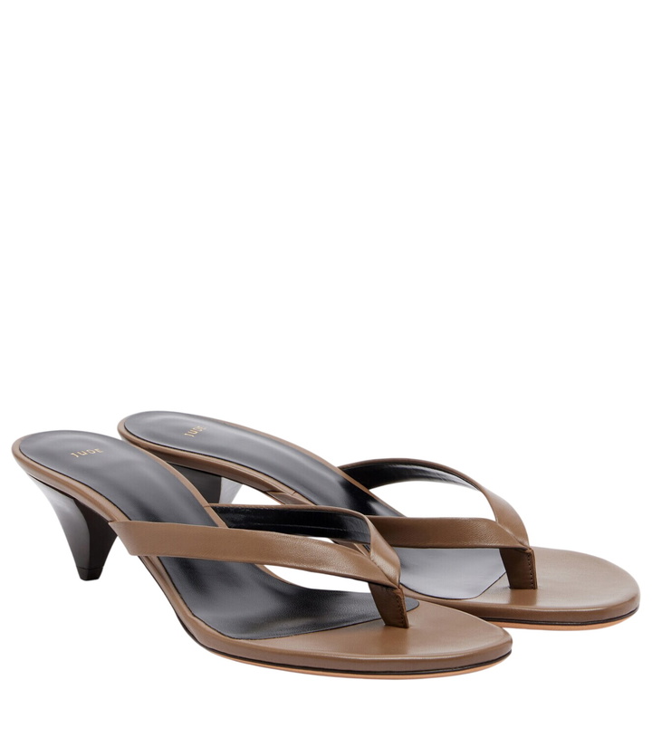 Photo: JUDE Rooty leather thong sandals