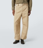 Lemaire Twisted cotton and linen twill pants
