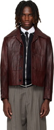 Enfants Riches Déprimés Red Nick Leather Jacket