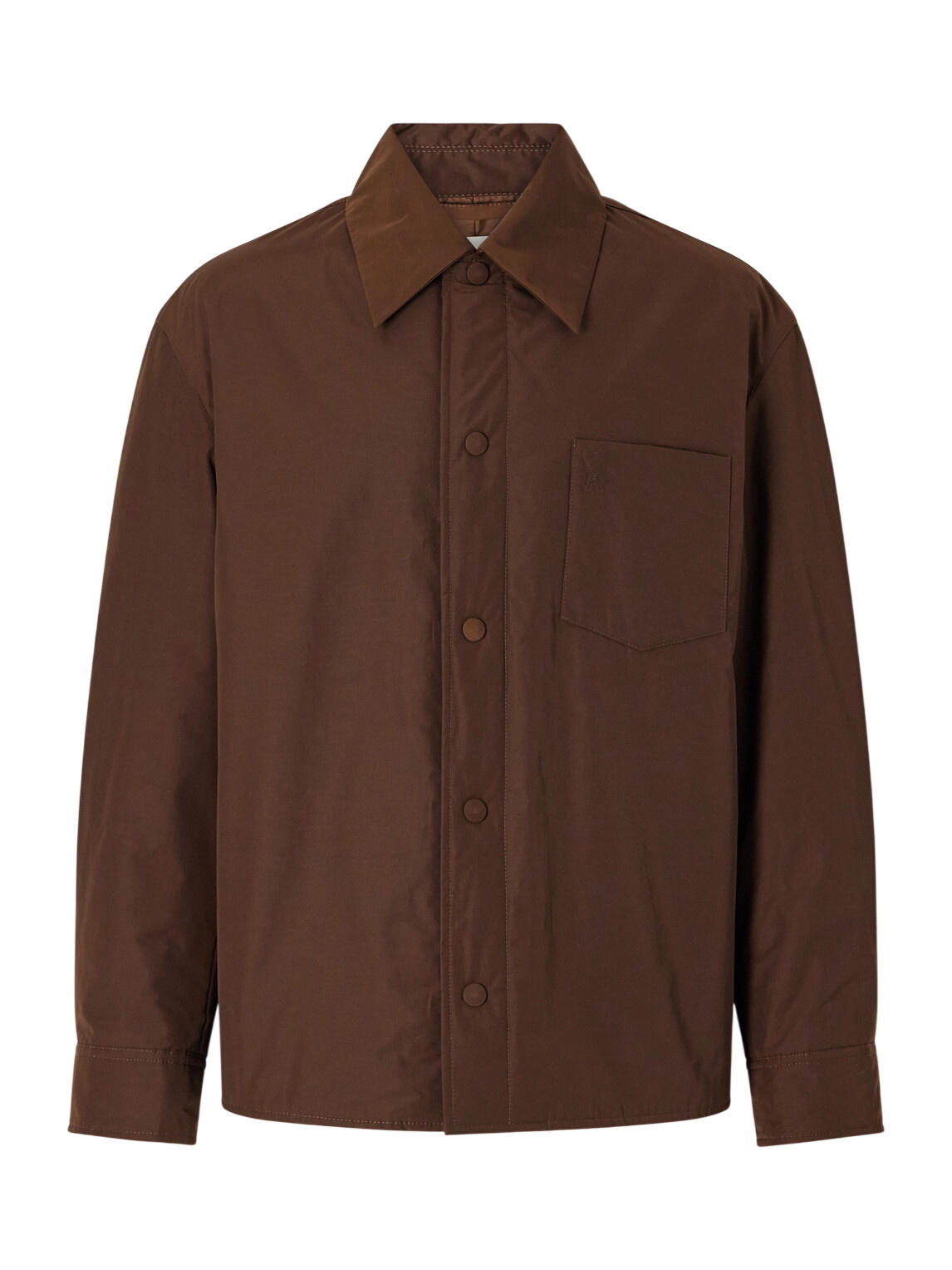 AMI PARIS - Checked Flannel Shirt - Blue AMI
