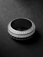 Piaget - Possession 18-Karat White Gold, Diamond and Ceramic Ring - Silver