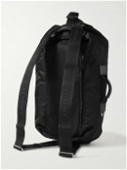 Givenchy - G-Zip Leather-Trimmed Logo-Print Shell Backpack