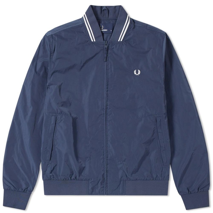 Photo: Fred Perry Twin Tipped Bomber Jacket Blue