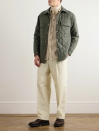 Loro Piana - Shonai Quilted Wool and Cashmere-Blend Jacket - Green