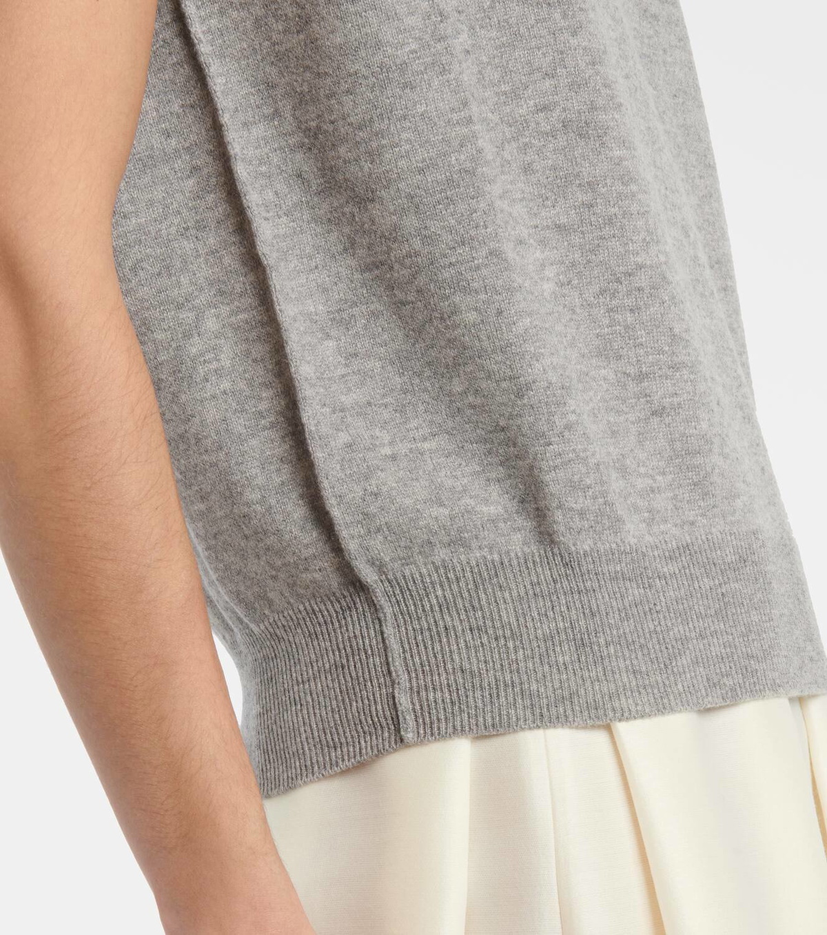 Jardin des Orangers Cashmere and wool sweater vest
