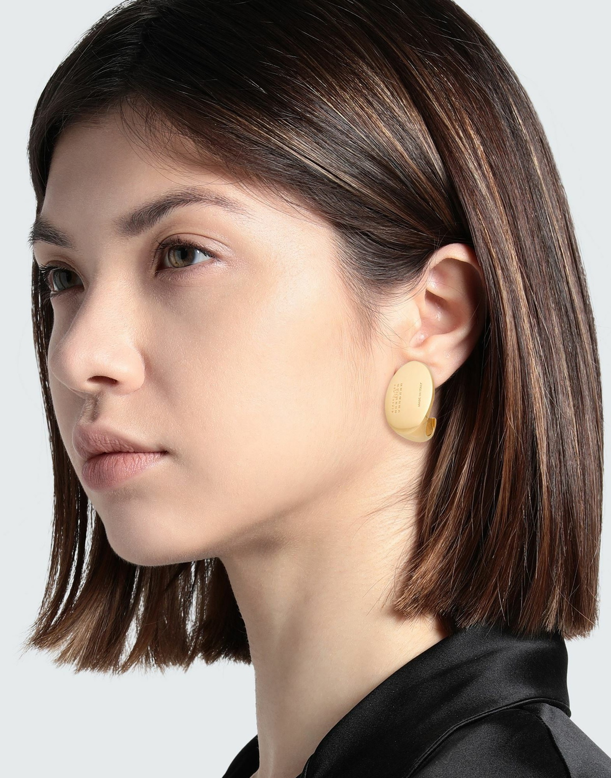 Mm6 Maison Margiela Womens Single Earring in Gold