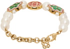 Casablanca Multicolor Gradient Flower Bracelet