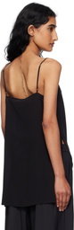 Max Mara Black Calipso Tank Top