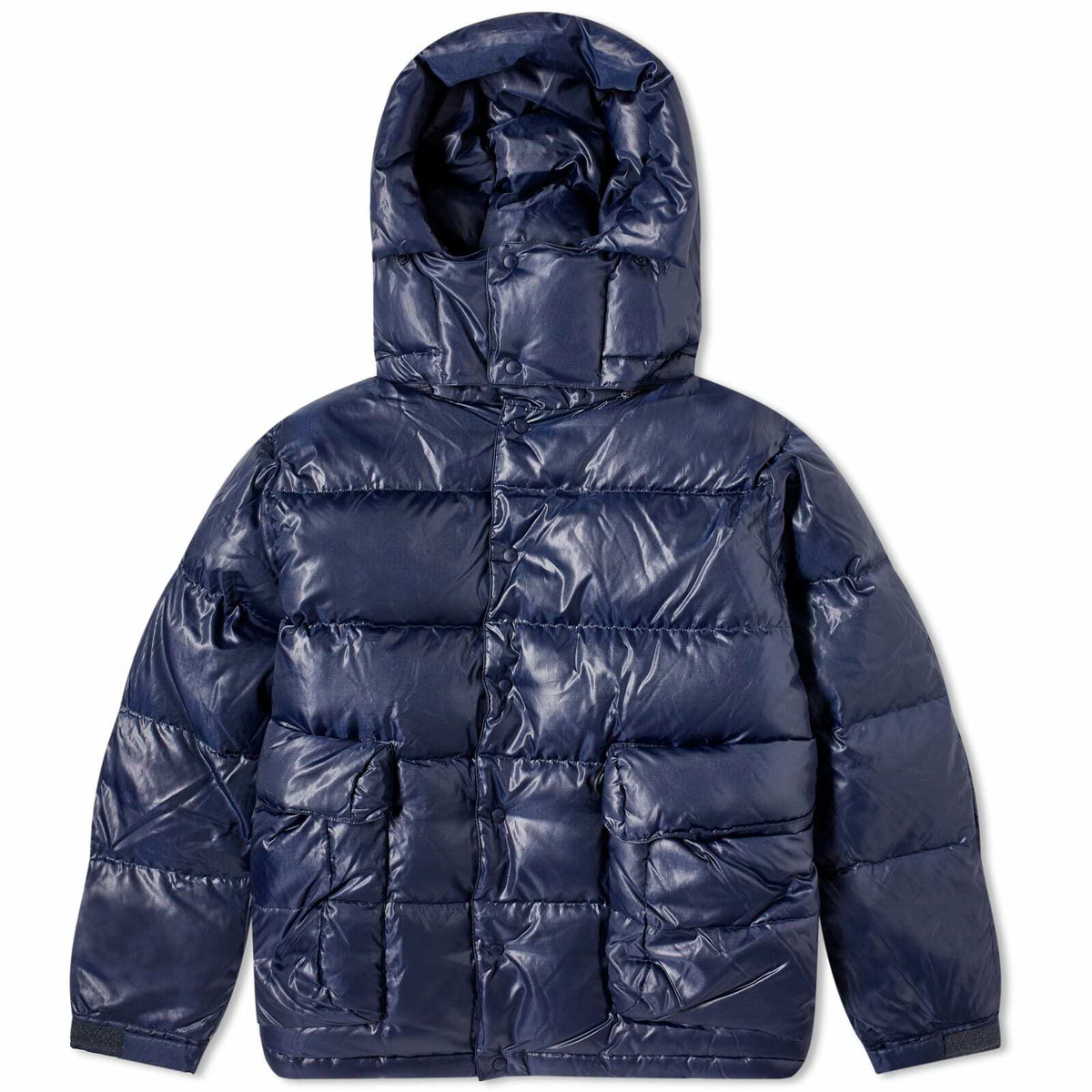 Photo: DAIWA Men's Tech Backpacker Down Parka Jacket in Navy