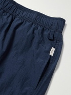 Onia - Straight-Leg Mid-Length Crinkled Swim Shorts - Blue
