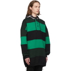 Balenciaga Green Heavy Layer Hoodie