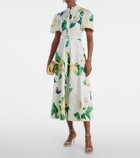 Leo Lin Bianca floral cotton shirt dress