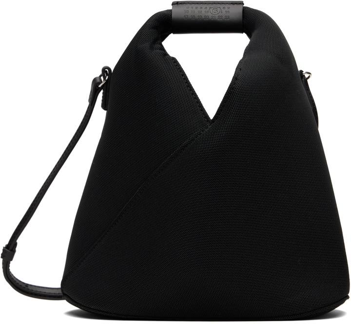 Photo: MM6 Maison Margiela Black Triangle Mesh Crossbody Bag