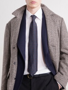 Rubinacci - 8cm Printed Silk-Twill Tie - Blue