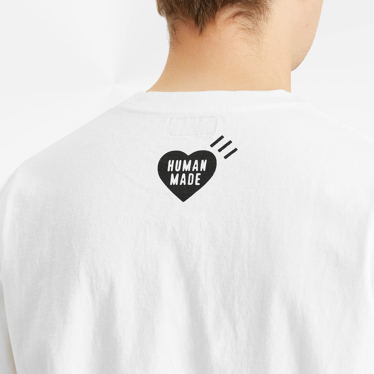 Human Made Men's Fishing Duck T-Shirt in White Human Made