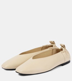 A. Emery Briot leather ballet flats