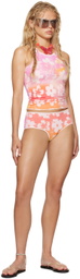 I'm Sorry by Petra Collins SSENSE Exclusive Pink Mimi Wade Edition Tankini Tank Top