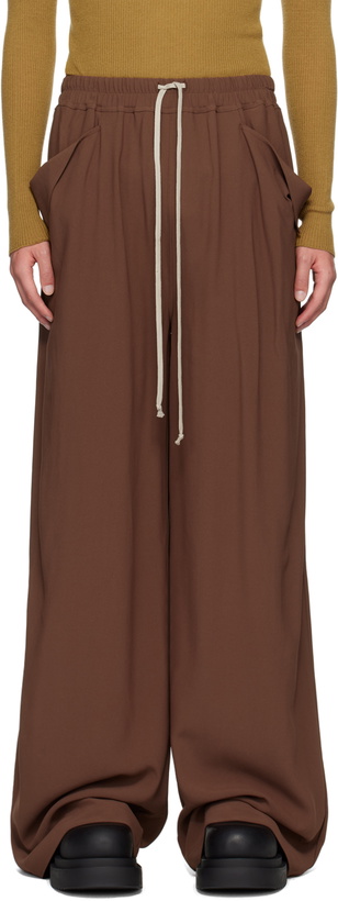 Photo: Rick Owens Brown Porterville Lido Trousers