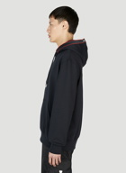 Alexander McQueen - Contrast Trim Hooded Sweatshirt in Black