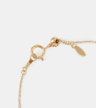 Persée 18kt yellow gold necklace with topaz