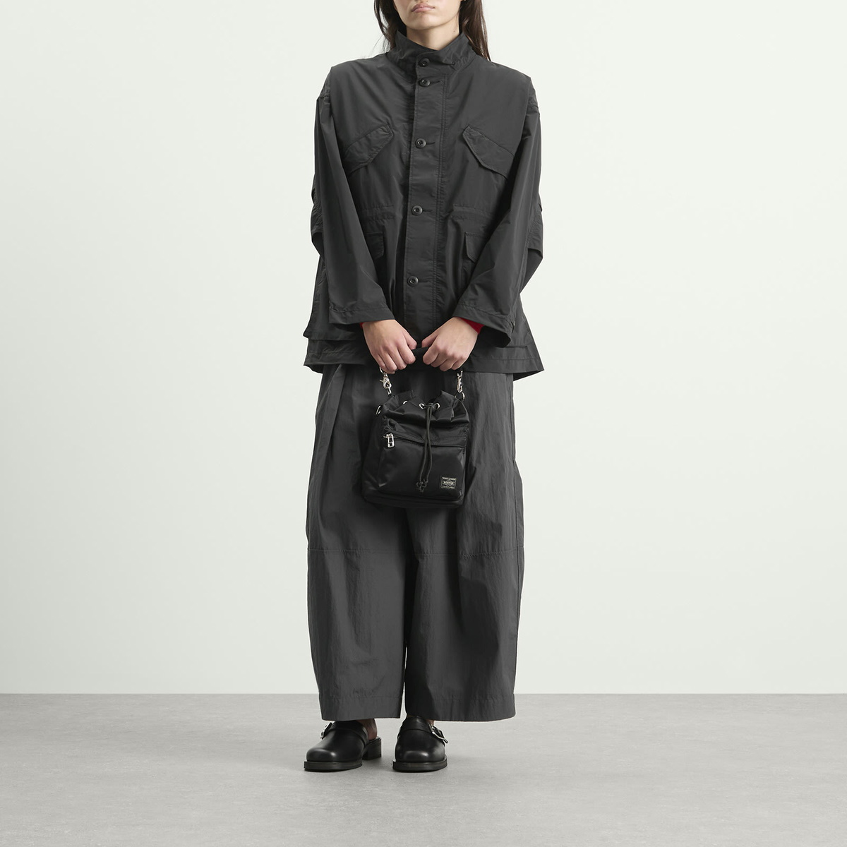 Beams Boy Women's Military Jacket in Black