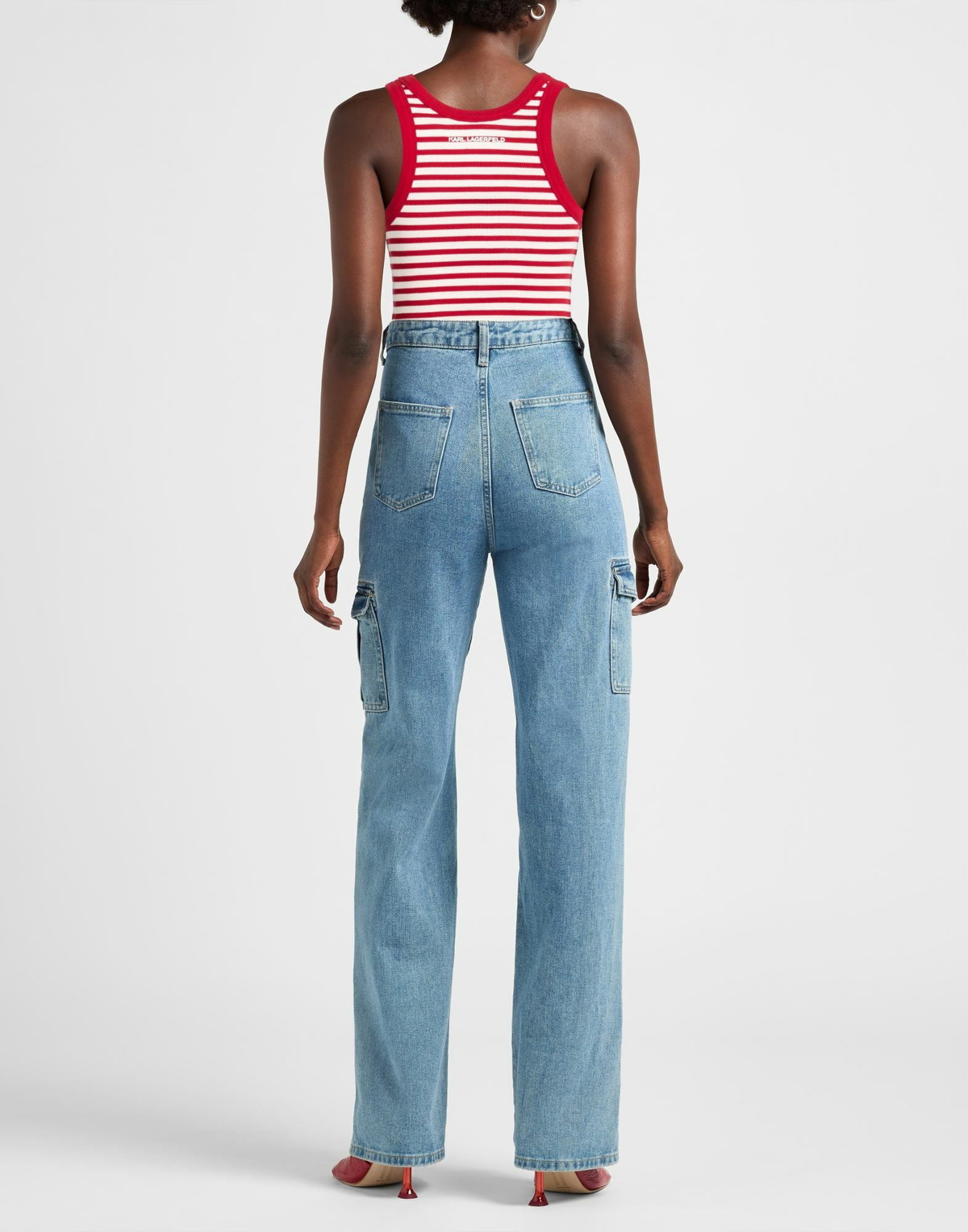 Karl Lagerfeld Womens Tank top in Red
