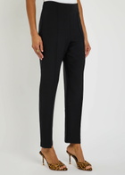 Roland Mouret Pintuck Crepe Trousers Black