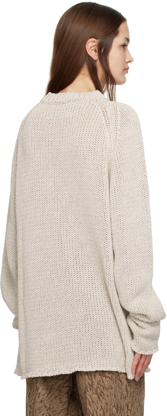 UMBER POSTPAST Off-White Raglan Sweater